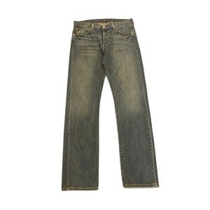 Levi's 501 Straight Fit Jeans Mens 34x34 Denim Button Fly